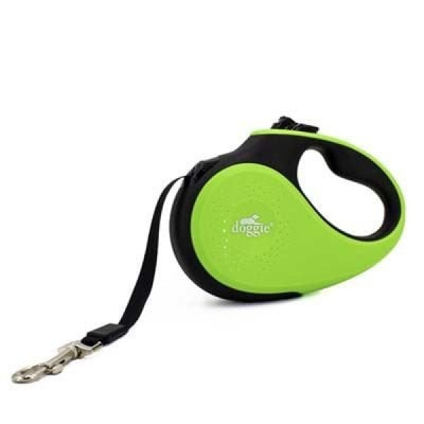 Doggie XS Otomatik Tasma Soft Seri Green | Otomatik Köpek Tasması